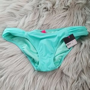 NWT VS Bikini bottom Turquoise XS